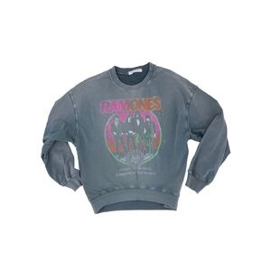 Daydreamer Ramones Sweatshirt Grey Graphic Band Today Your Love Small